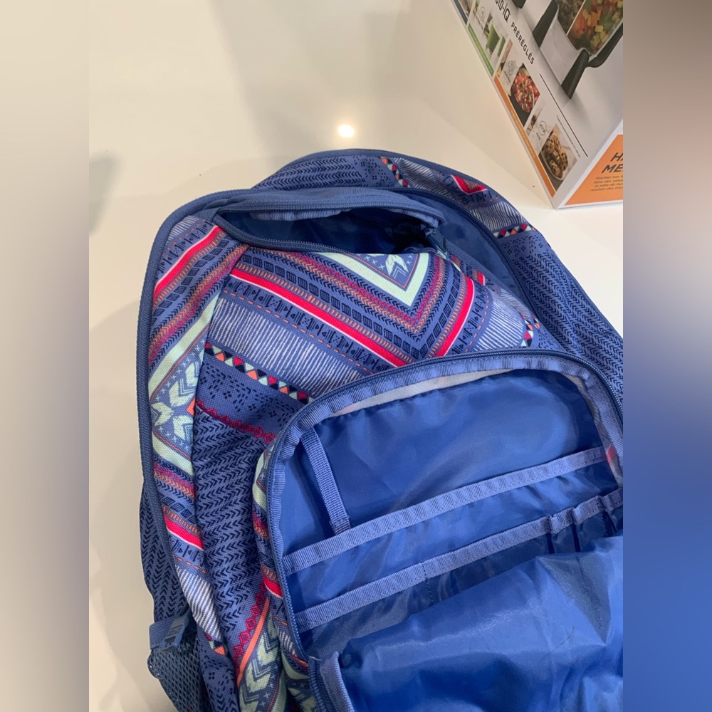 Roxy Lilac Patterned Backpack - Picture 2 of 6